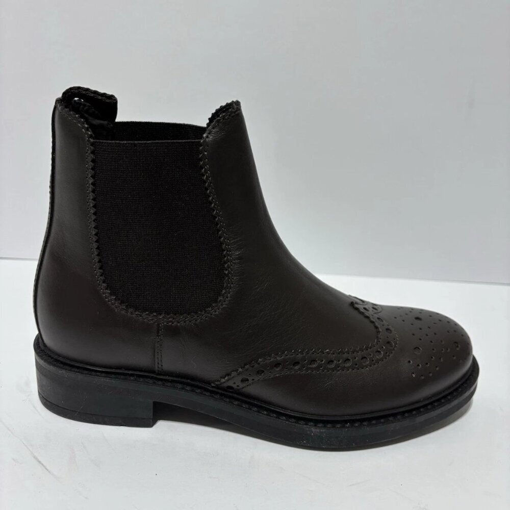 Antica Cuoieria Women’s Dovetail Chelsea Boots Brown, Size EUR 36, US 6 M